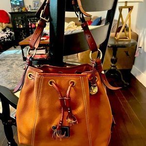 Vintage leather Dooney & Burke purse used but in excellent condition